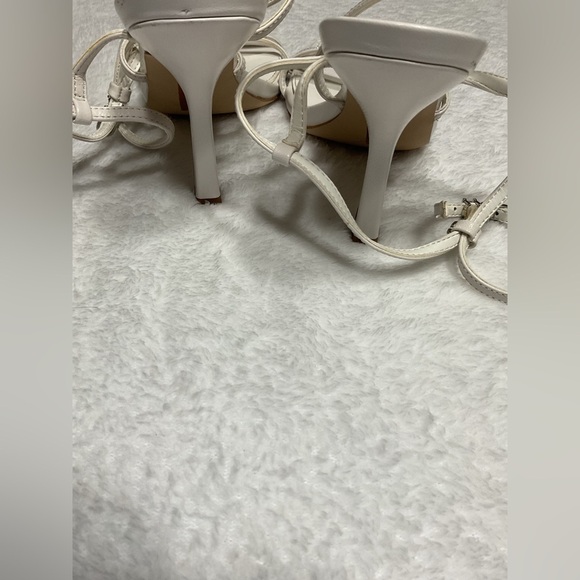 Sam Edelman Cream Strappy Heels - Picture 6 of 11